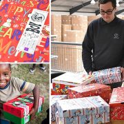 Spectra staff donate gift boxes to Operation Christmas Child