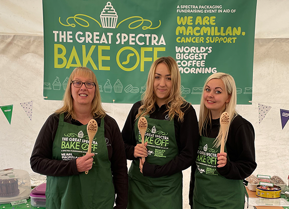 Spectra stage annual Bake-Off event for Macmillan