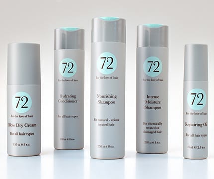 Spectra give 72 Hair the complete packaging solution