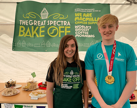 Spectra stage Bake-Off event for  Macmillan Cancer Support