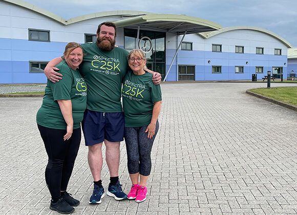 Spectra staff take up running and raise donations for mental health charity