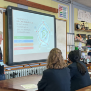 Spectra engage with students at local school event