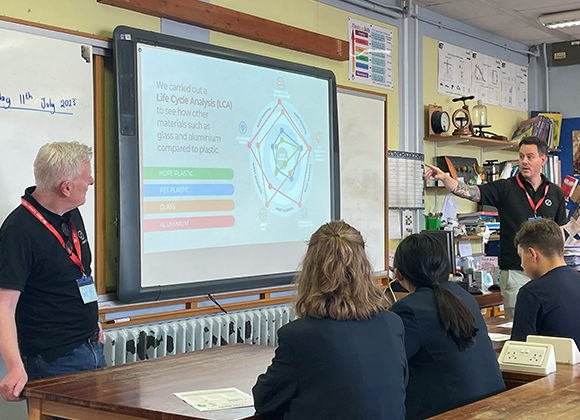 Spectra engage with students at local school event