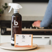 Spectra helps Bumboo clean up sustainably with 100% POP PCR bottles.